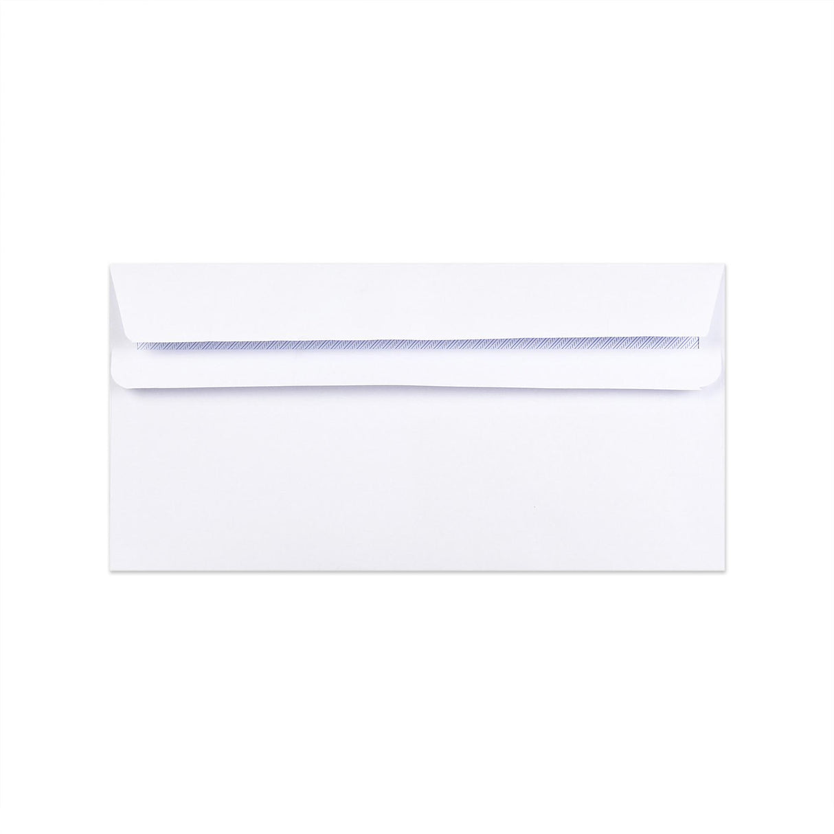 Witte envelop met binnendruk – met venster 110x220 mm (DL) 110gr/m²