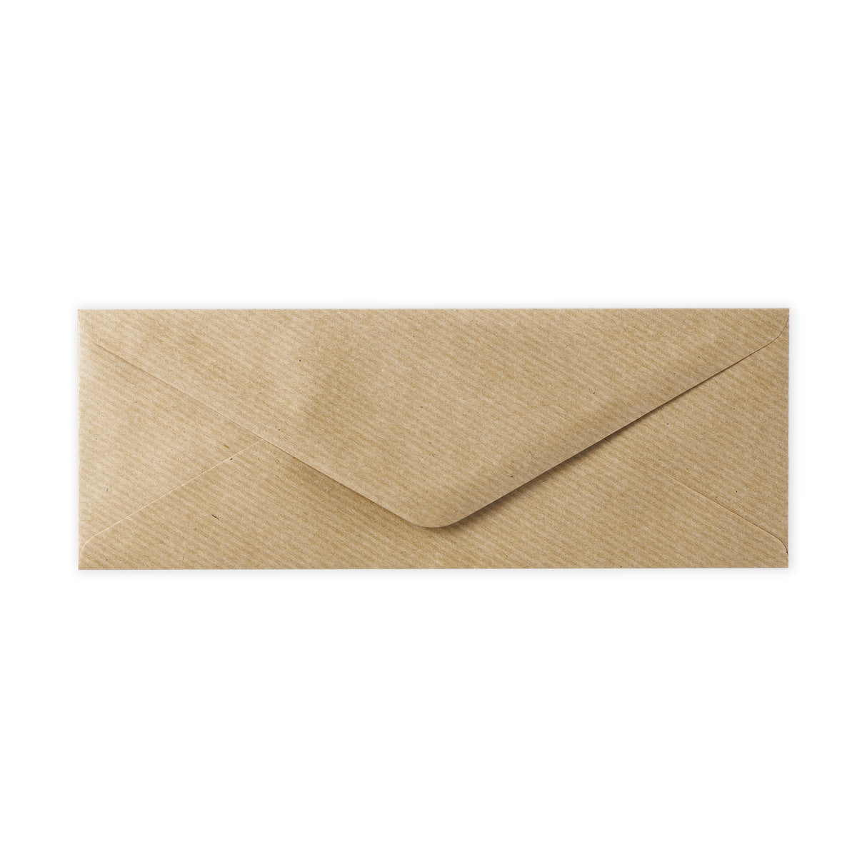 80x215 mm Bruin Geribbelde Envelop