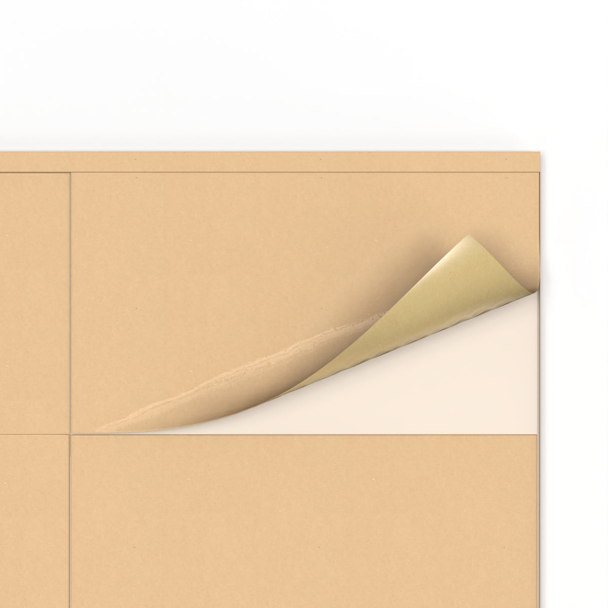 Rechthoekige zelfklevende etiketten