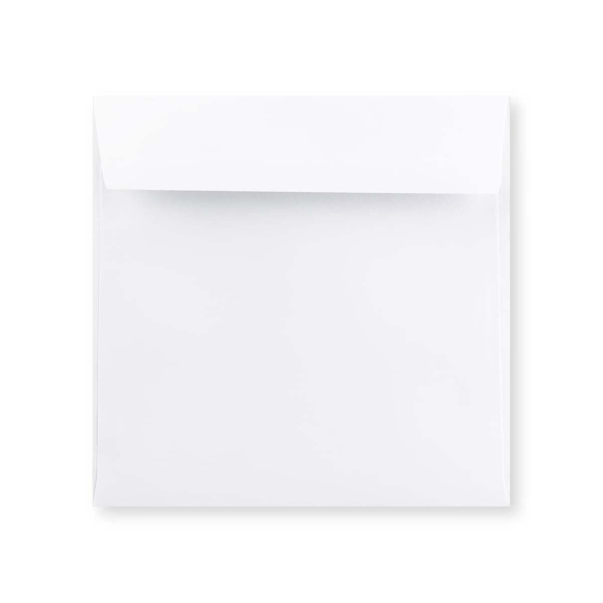 Witte Envelop - Rechte Flap 185x185 mm