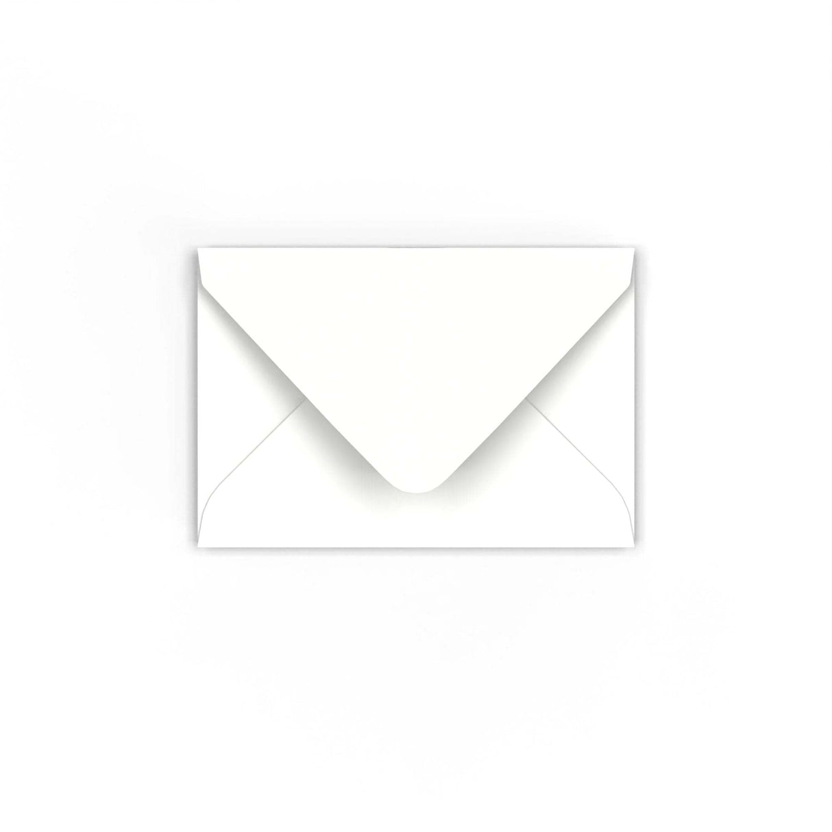 Witte envelop - Punt Flap 65x94 mm