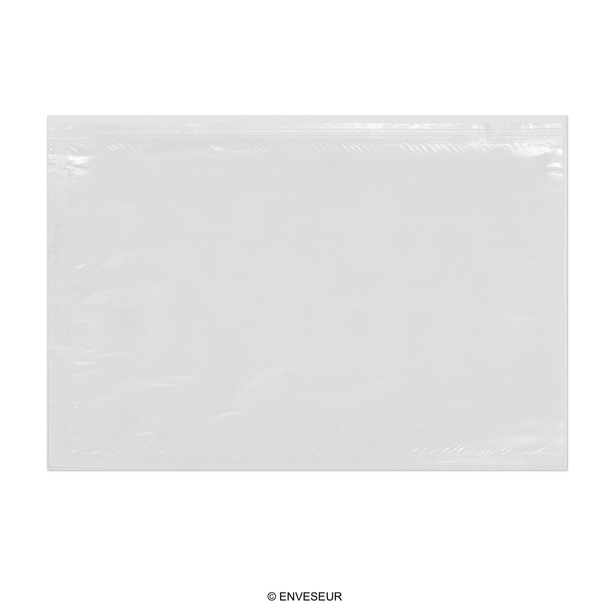 Heldere enveloppen met wikkelsluiting en inbegrepen documenten - niet geprint