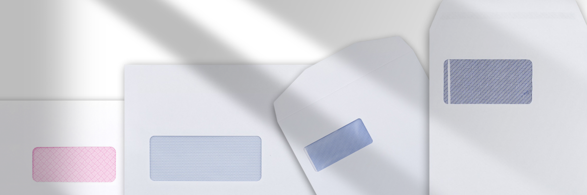 Enveloppen met groot venster