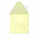 Ivoorkleurige Envelop met Hamerslagstructuur 110 x 110 mm