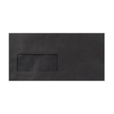 110x220 mm (DL) Zwarte Envelop