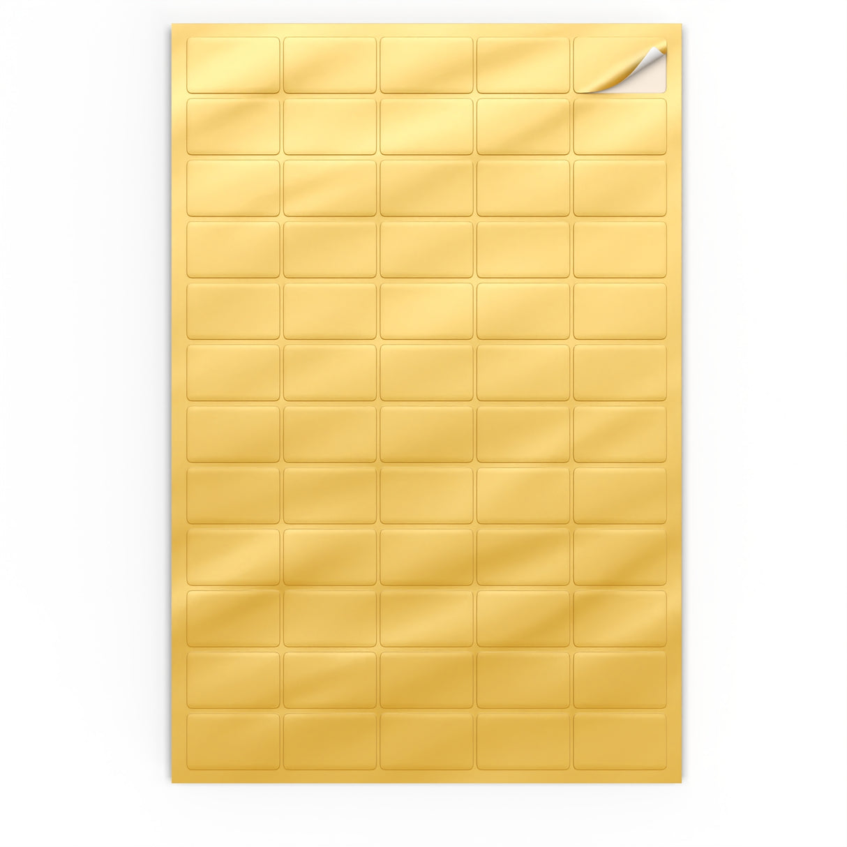 Rechthoekige zelfklevende etiketten