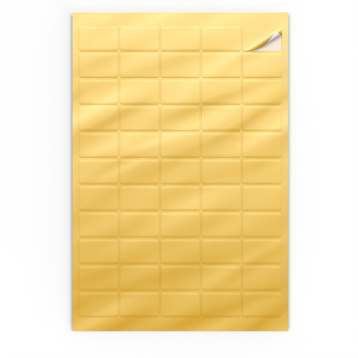 Rechthoekige zelfklevende etiketten