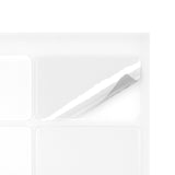 Rechthoekige zelfklevende etiketten