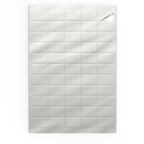 Rechthoekige zelfklevende etiketten