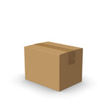 Kartonnen verzenddoos met flappen 230x120x105 mm