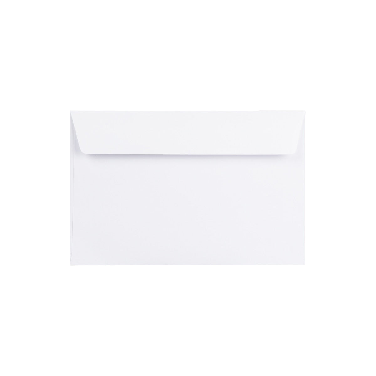 Witte Envelop - Rechte Flap 121x184 mm