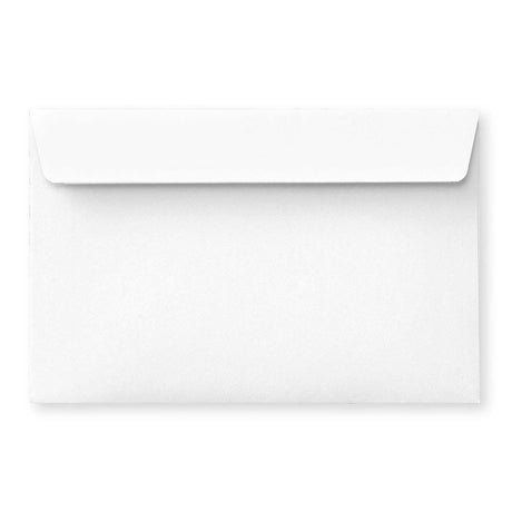 Witte Envelop - Rechte Flap 127x190 mm