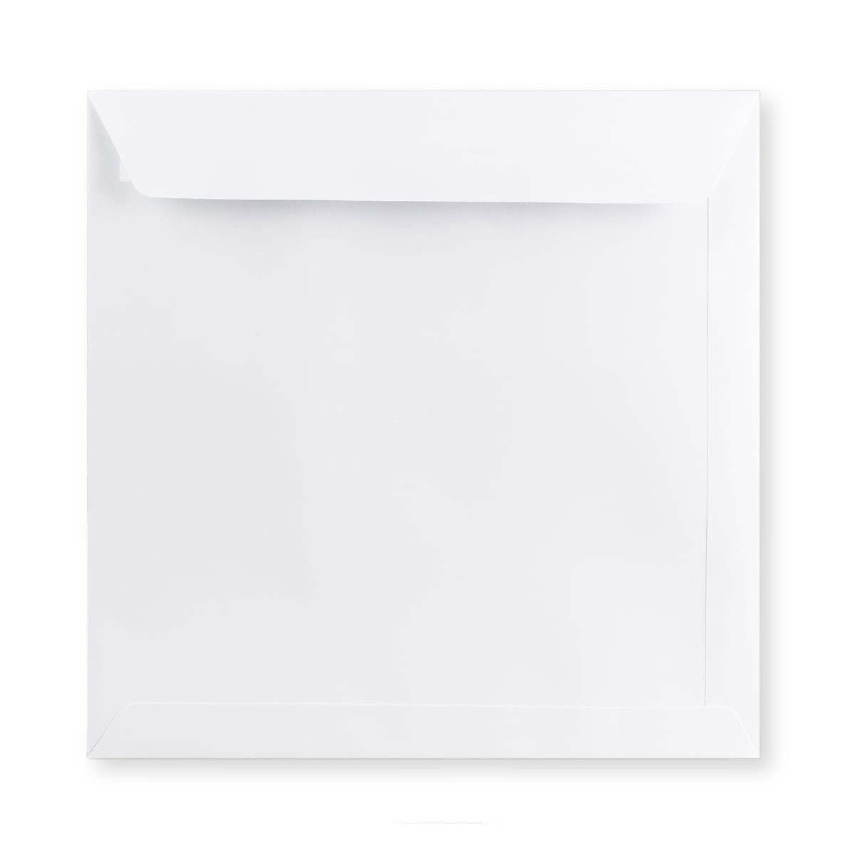 Witte Envelop - Rechte Flap 240x240 mm