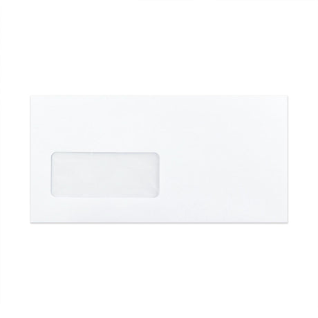 Witte Envelop - Rechte Flap - V 110x220 mm (DL)