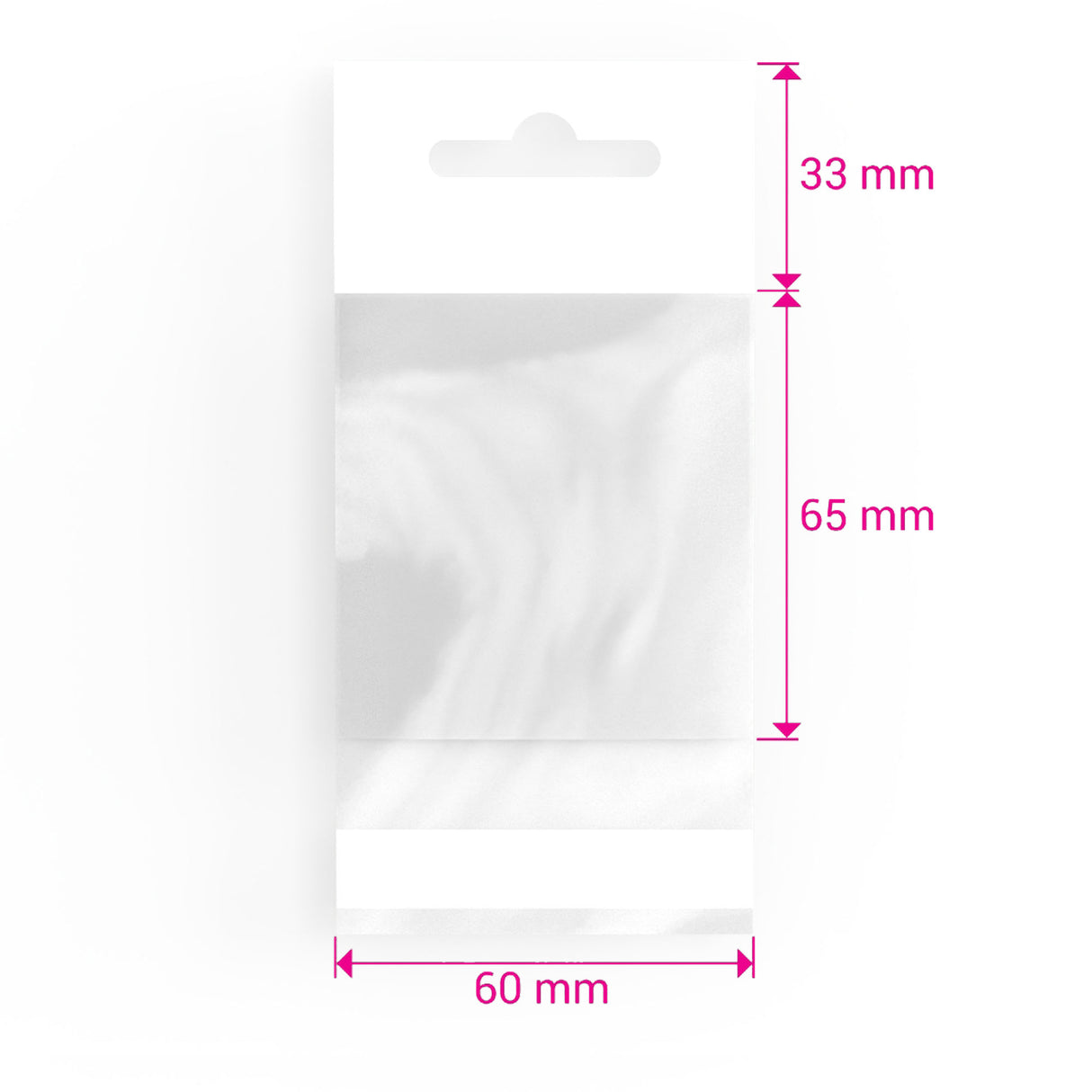 Cello Zakjes met Header OPP