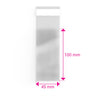 Cello Bags (Non-Header) Clear 100 x 45 mm