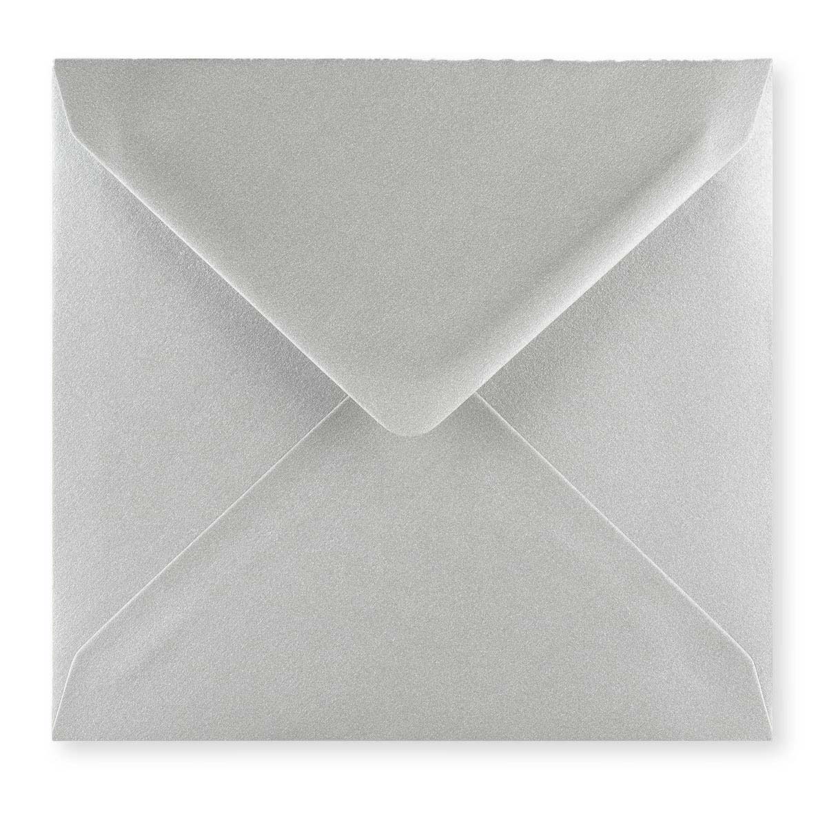 155x155 mm Metalen Zilver Envelop