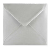 155x155 mm Metalen Zilver Envelop
