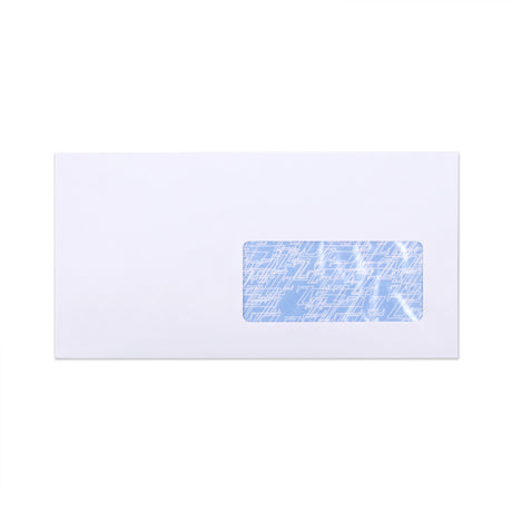 Witte envelop met binnendruk – met venster 115x225 mm (DL+) 90gr/m²