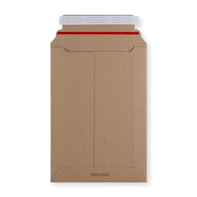 Manila Brown Peel & Seal Rigid Board Mailers Envelope (270 x 185mm)