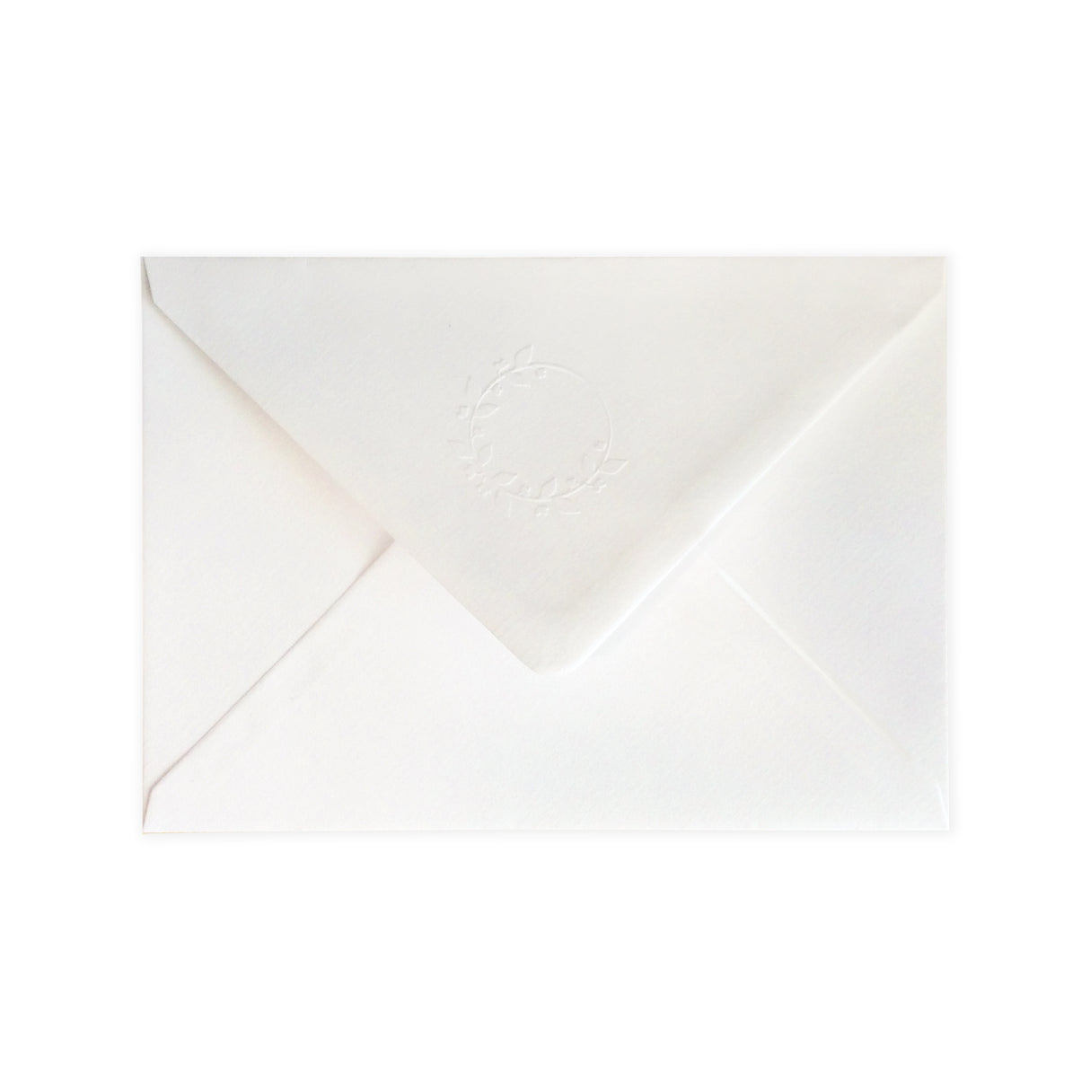 Flap met reliëftekening - Lauwerkrans