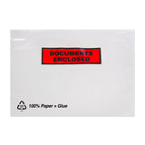 Papieren transparant documentenhoesje - geprint