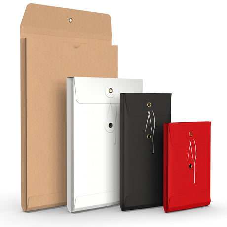 Gekleurde harmonica-enveloppen met Japanse Sluiting