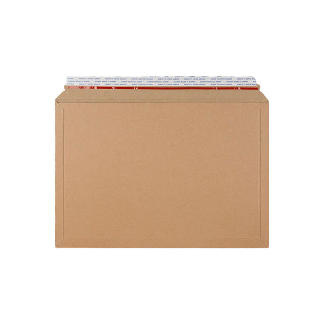 Manila Brown Peel & Seal Rigid Board Mailers Envelope (510 x 350mm)